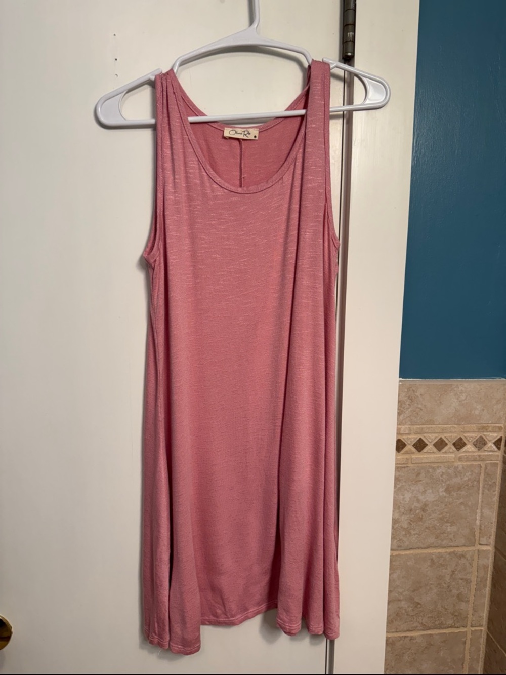 Dusty Rose Olivia Rose Sleeveless Swing Tank Dress
